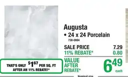 Menards Augusta offer