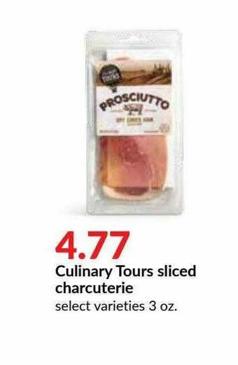 Hy-Vee Culinary Tours Sliced Charcuterie offer