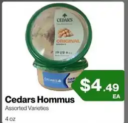 Market Place on Oakton Cedars Hommus offer