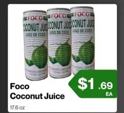 Market Place on Oakton Foco Coconut Juice offer