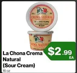 Market Place on Oakton La Chona Crema Natural (Sour Cream) offer
