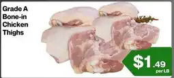 Market Place on Oakton Grade A Bone-in Chicken Thighs offer