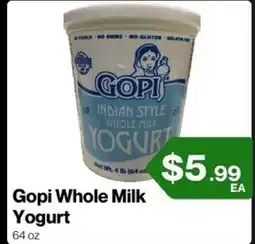 Market Place on Oakton Gopi Whole Milk Yogurt offer