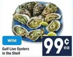 Albertsons Gulf Live Oysters in the Shell offer