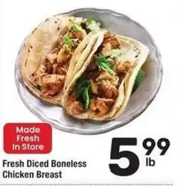 Albertsons Fresh Diced Boneless Chicken Breast offer