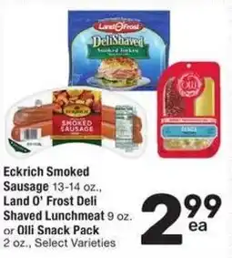 Albertsons Eckrich Smoked Sausage offer