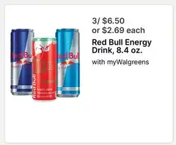 Walgreens Red Bull Energy Drink offer