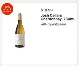 Walgreens Josh Cellars Chardonnay offer