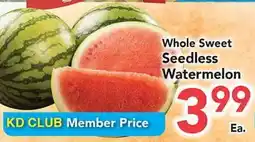 Eurofresh Market Whole Sweet Seedless Watermelon offer