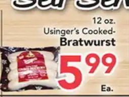 Eurofresh Market Usinger's Cooked Bratwurst offer
