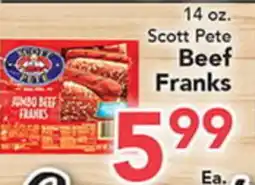 Eurofresh Market Scott Pete Beef Franks offer