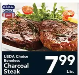 Eurofresh Market USDA Choice Boneless Charcoal Steak offer