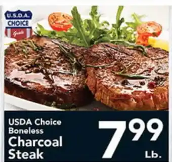 Eurofresh Market USDA Choice Boneless Charcoal Steak offer