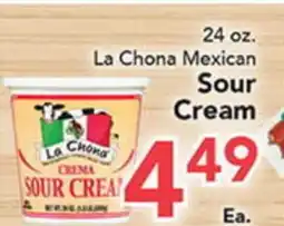 Eurofresh Market La Chona Mexican Sour Cream offer