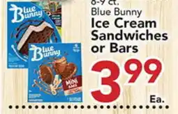 Eurofresh Market 8-16 ct. Blue Bunny Ice Cream Sandwiches or Bars offer