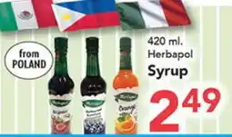 Eurofresh Market 420 ml. Herbapol Syrup offer