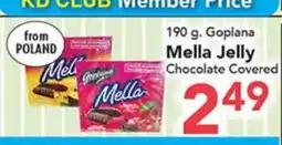Eurofresh Market 190 g. Goplana Mella Jelly Chocolate Covered offer