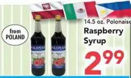 Eurofresh Market 14.5 oz. Polonaise Raspberry Syrup offer