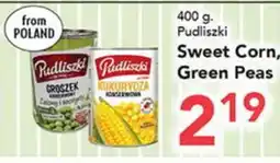 Eurofresh Market Pudliszki Sweet Corn, Green Peas offer
