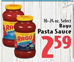 Eurofresh Market 16-24 oz. Select Ragu Pasta Sauce offer