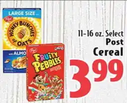 Eurofresh Market 11-16 oz. Select Post Cereal offer