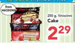 Eurofresh Market 250 g. Vinicinni Cake offer