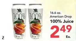 Eurofresh Market 16.6 oz. American Drop 100% Juice offer