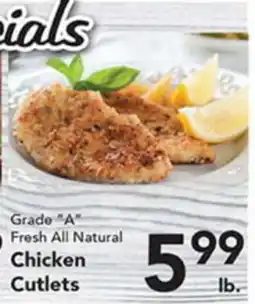 Eurofresh Market Fresh All Natural Chicken Cutlets offer