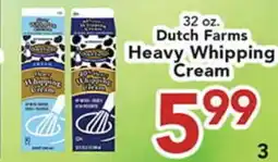 Eurofresh Market Dutch Farms Heavy Whipping Cream offer