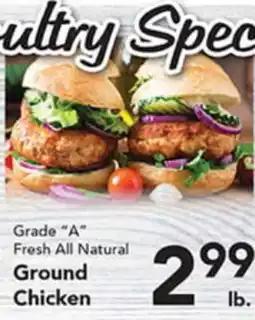 Eurofresh Market Grade A Fresh All Natural Ground Chicken offer