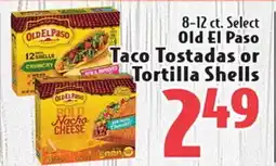 Eurofresh Market 8-12 ct. Select Old El Paso Taco Tostadas or Tortilla Shells offer