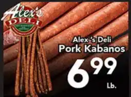 Eurofresh Market Alex's Deli Pork Kabanos offer
