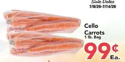 Eurofresh Market Cello Carrots offer