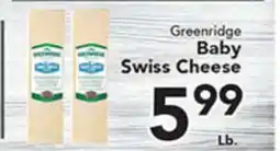 Eurofresh Market Greenridge Baby Swiss Cheese offer