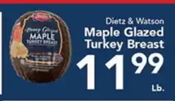 Eurofresh Market Dietz & Watson Maple Glazed Turkey Breast offer