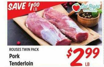 Rouses Pork Tenderloin offer
