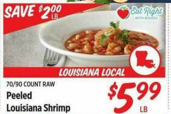 Rouses Peeled Louisiana Shrimp offer