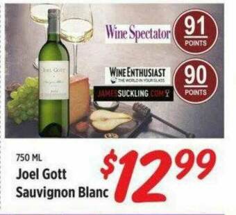 Rouses Joel Gott Sauvignon Blanc offer