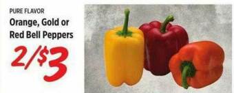 Rouses Orange, Gold Or Red Bell Peppers offer