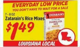 Rouses Zatarain's Rice Mixes offer