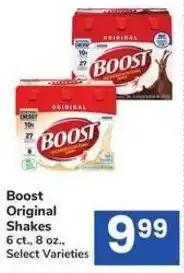 Albertsons Boost Original Shakes offer