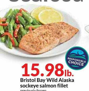Hy-Vee Bristol Bay Wild Alaska Sockeye Salmon Fillet offer