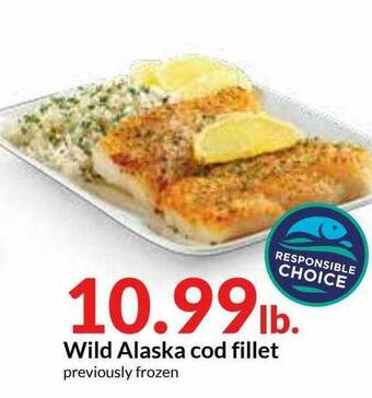 Hy-Vee Wild Alaska Cod Fillet offer