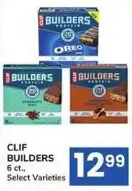 Albertsons Clif builders offer