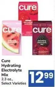 Albertsons Cure Hydrating Electrolyte Mix offer