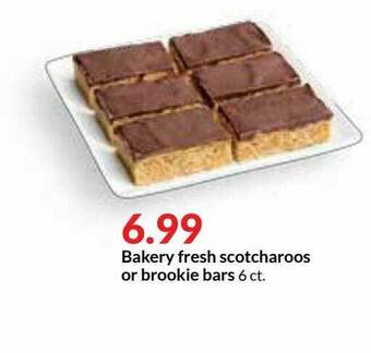Hy-Vee Bakery Fresh Scotcharoos Or Brookie Bars offer