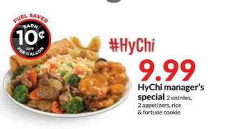 Hy-Vee HyChi Manager's Special offer