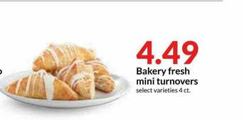 Hy-Vee Bakery Fresh Mini Turnovers offer