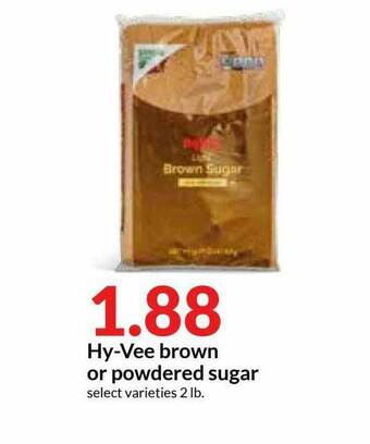 Hy-Vee Hy-Vee Brown Or Powdered Sugar offer