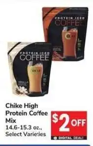 Albertsons Chike High Protein Coffee Mix offer